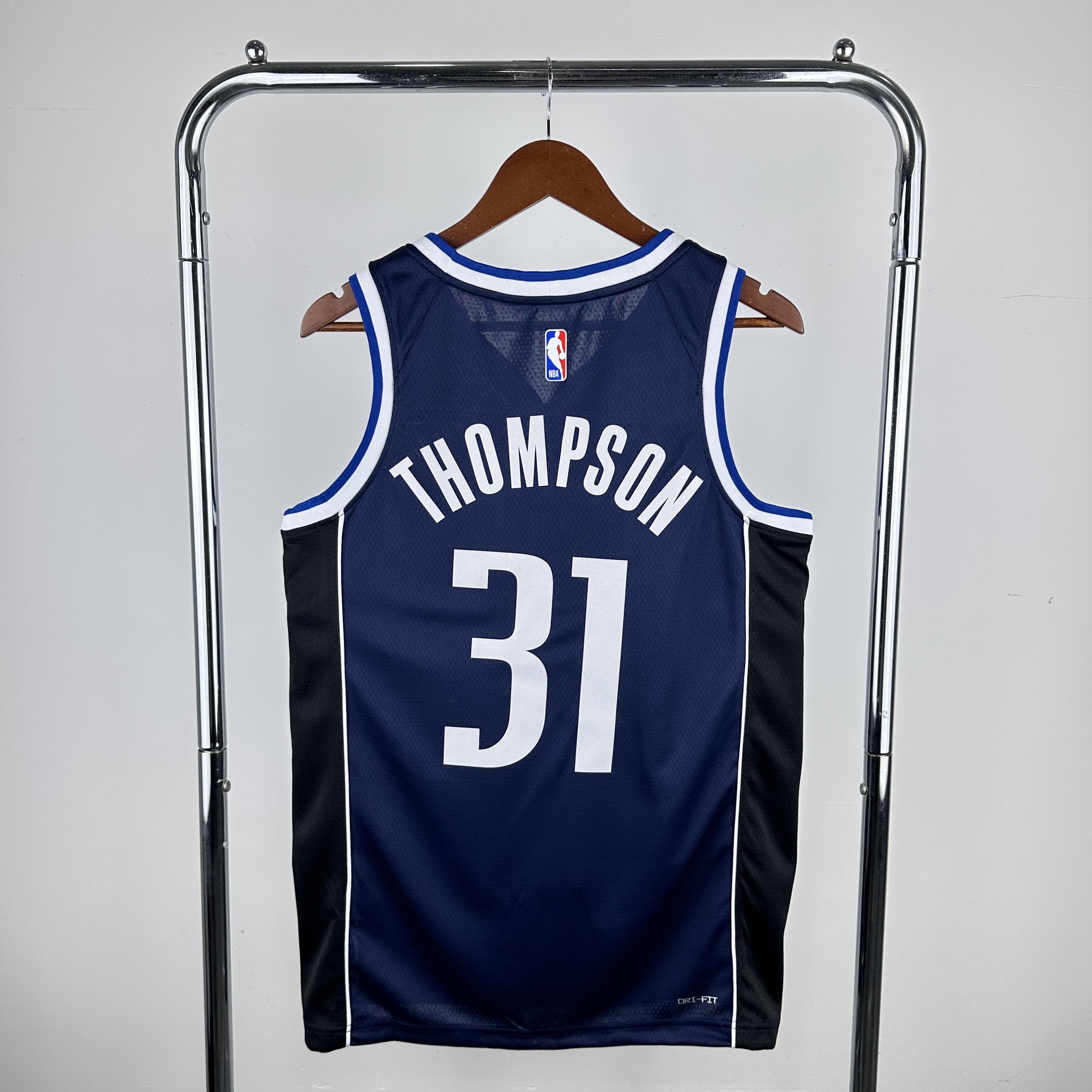 Men Dallas Mavericks #31 Thompson Blue Seasons 2024 NBA Jerseys